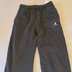 Jordan Black Kids' Sweats with White Jumpman